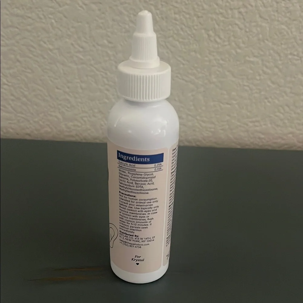 White Clear Ears Therapy for Dogs